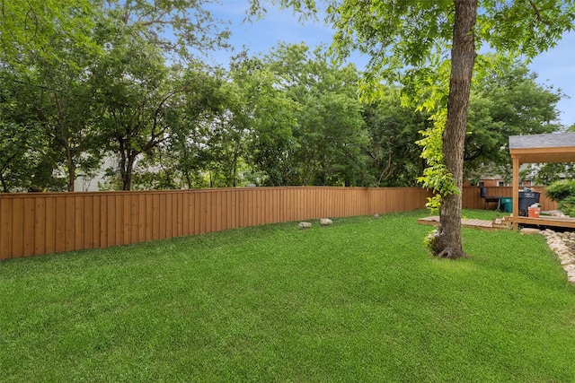 4104 Middlebrook Rd, Fort Worth, TX 76116 - view of yard with a wooden deck