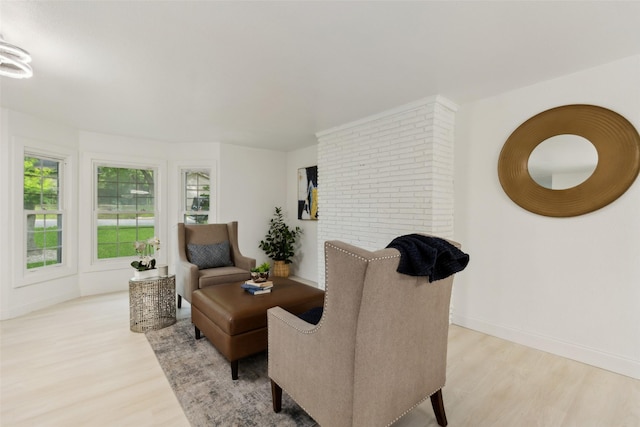 4104 Middlebrook Rd, Fort Worth, TX 76116 - sitting room with light wood-style flooring and baseboards