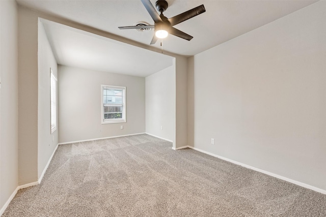 1822 Roberts Cut Off Rd, Fort Worth, TX 76114 - carpeted empty room featuring ceiling fan and baseboards