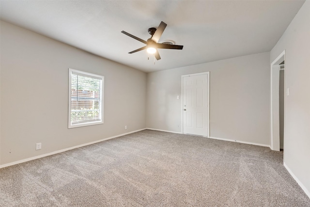 1822 Roberts Cut Off Rd, Fort Worth, TX 76114 - unfurnished room with a ceiling fan, carpet, and baseboards