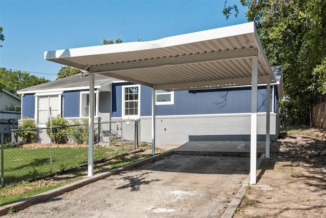 1822 Roberts Cut Off Rd, Fort Worth, TX 76114 - view of property exterior with brick siding and a detached carport