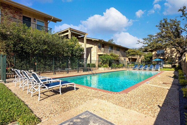 11218 Park Central Pl Unit B, Dallas, TX 75230 - community pool featuring a patio