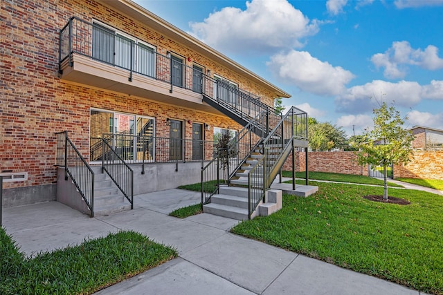 11218 Park Central Pl Unit B, Dallas, TX 75230 - view of building exterior featuring stairs