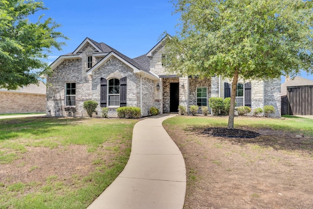 211 Debbie Way, Red Oak, TX 75154 - french country home with stone siding and brick siding
