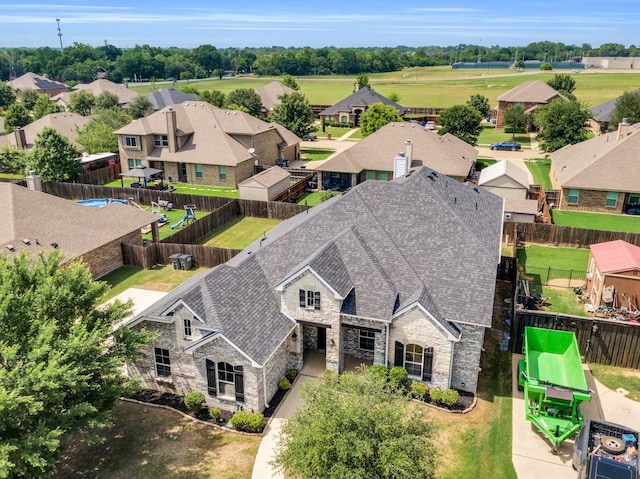 211 Debbie Way, Red Oak, TX 75154 - aerial perspective of suburban area