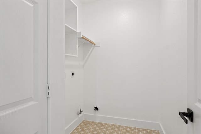 3717 Estacado Ln, Plano, TX 75025 - laundry room with electric dryer hookup and baseboards