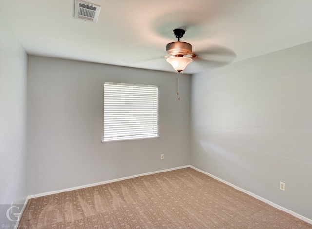 3422 Lanell Dr, Bossier City, LA 71112 - spare room with carpet flooring, ceiling fan, and baseboards
