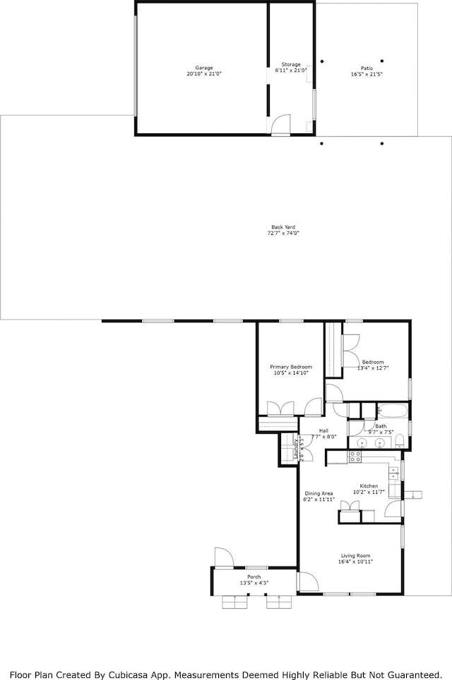 11138 Wyatt St, Dallas, TX 75218 - floor plan / room layout