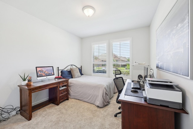 1816 Dunstan Dr, Fort Worth, TX 76052 - bedroom with carpet floors and a desk