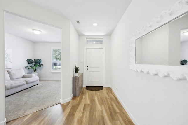 1816 Dunstan Dr, Fort Worth, TX 76052 - entryway featuring light wood-type flooring and baseboards