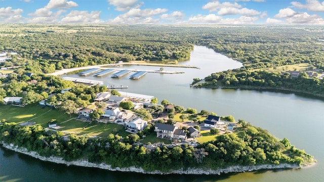 311 County Road 1710, Clifton, TX 76634 - aerial overview of property's location featuring a nearby body of water and a heavily wooded area