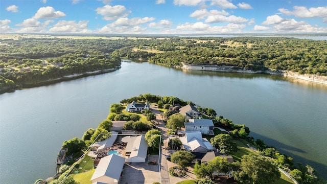 311 County Road 1710, Clifton, TX 76634 - drone / aerial view of a nearby body of water and a forest