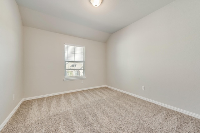 6314 Catalpa Dr, Venus, TX 76084 - carpeted empty room featuring baseboards and vaulted ceiling