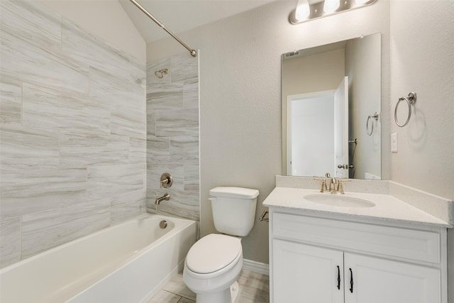 6314 Catalpa Dr, Venus, TX 76084 - full bath featuring vanity, toilet, and  shower combination
