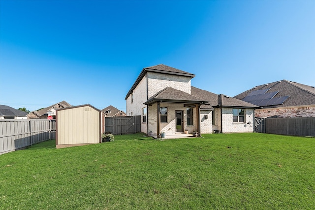 6314 Catalpa Dr, Venus, TX 76084 - back of house featuring brick siding, a patio area, and roof with shingles