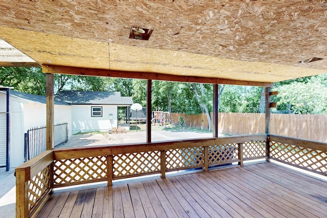 6725 Lovett Ave, Dallas, TX 75227 - deck featuring a fenced backyard