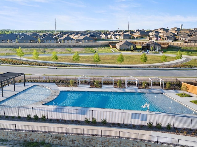 120 Texasage St, Rhome, TX 76078 - community pool featuring a residential view