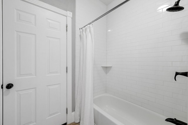 6821 Rochelle Dr, Plano, TX 75023 - full bathroom with shower / bath combo with shower curtain