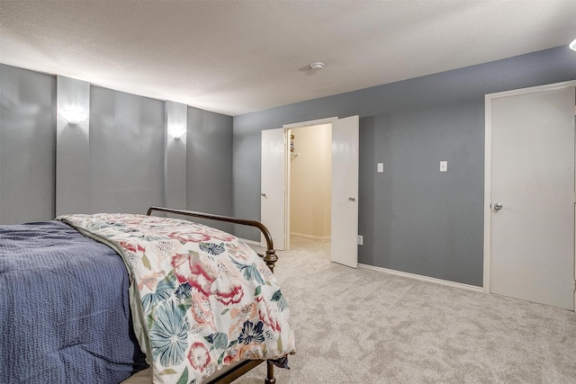 9861 Willowick Ave, Fort Worth, TX 76108 - bedroom with carpet flooring, a textured ceiling, and baseboards