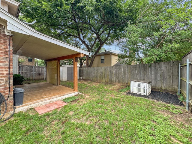 539 Mel Ct, Euless, TX 76039 - view of yard featuring a wooden deck