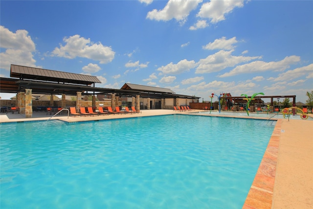 730 Hidden Feather, Lavon, TX 75166 - community pool with a patio