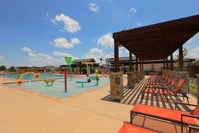 730 Hidden Feather, Lavon, TX 75166 - view of pool