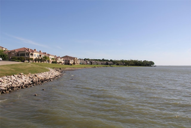 730 Hidden Feather, Lavon, TX 75166 - water view featuring nearby suburban area