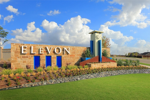 730 Hidden Feather, Lavon, TX 75166 - community / neighborhood sign featuring a lawn