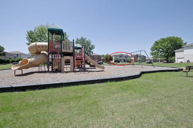 1446 Foxwood Ln, Rockwall, TX 75032 - community jungle gym featuring a lawn
