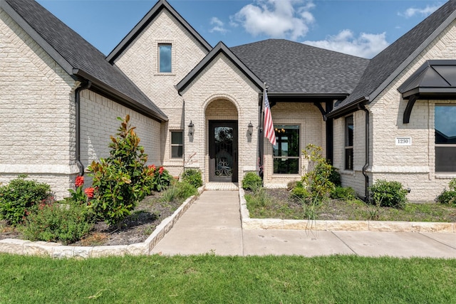1230 Driftwood Ln, Lucas, TX 75002 - french provincial home featuring roof with shingles and brick siding