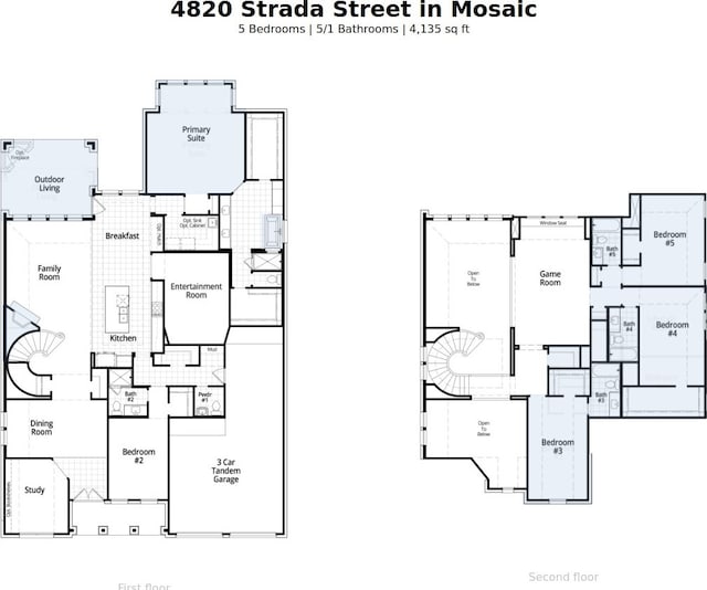 4820 Strada St, Celina, TX 75078 - room layout
