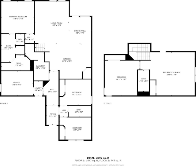 11512 Starlight Ranch Trl, Fort Worth, TX 76052 - home floor plan
