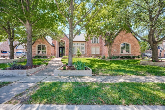 805 Cross Ln, Southlake, TX 76092 - view of front of house with a front lawn and brick siding