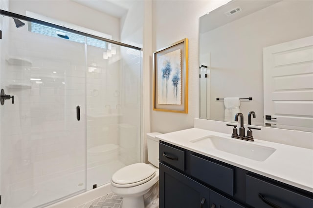 3105 Patrinia St, Royse City, TX 75189 - bathroom with toilet, a shower stall, and vanity