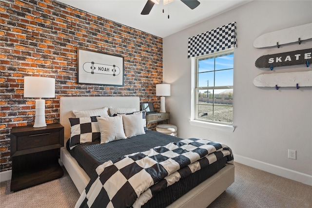 3105 Patrinia St, Royse City, TX 75189 - carpeted bedroom with baseboards and ceiling fan