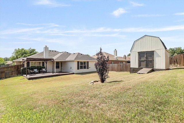 3007 Glenwood Ct, Aubrey, TX 76227 - back of house featuring a wooden deck and a chimney
