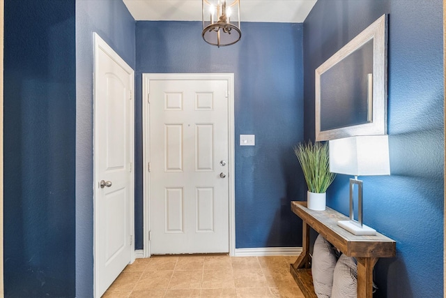 3007 Glenwood Ct, Aubrey, TX 76227 - entrance foyer featuring baseboards and light tile patterned floors