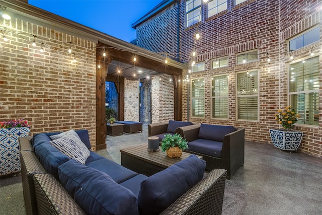 4540 Honeyvine Ln, Prosper, TX 75078 - view of patio featuring an outdoor living space