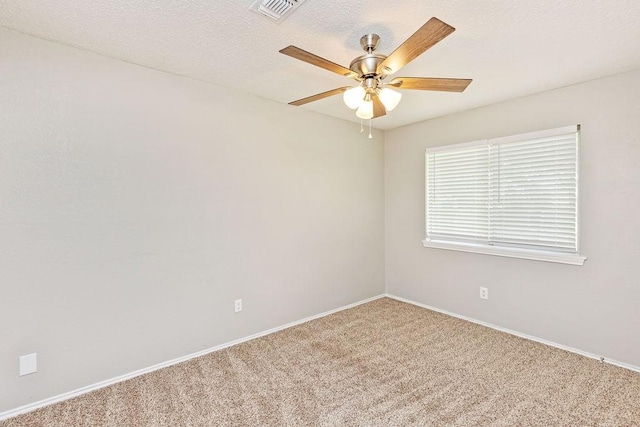 5907 Cohoke Dr, Arlington, TX 76018 - empty room with a ceiling fan, carpet floors, and baseboards