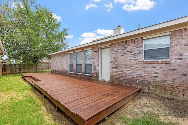 5907 Cohoke Dr, Arlington, TX 76018 - view of wooden terrace