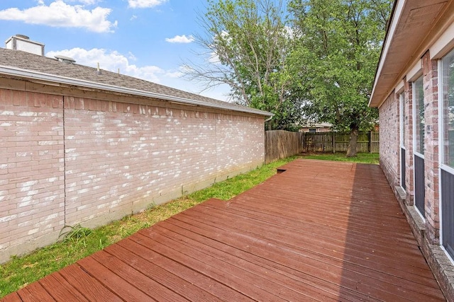 5907 Cohoke Dr, Arlington, TX 76018 - deck with a fenced backyard