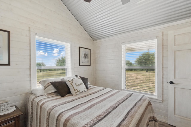 18230 Interstate 20, Cisco, TX 76437 - bedroom with vaulted ceiling and ceiling fan