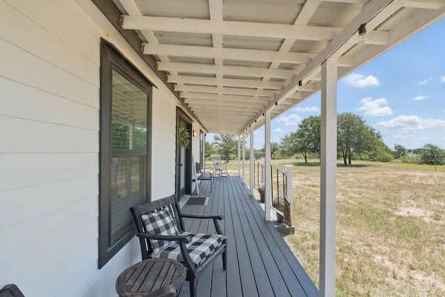 18230 Interstate 20, Cisco, TX 76437 - wooden porch with a lawn