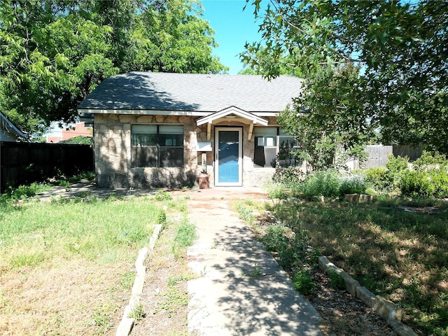 750 Ross Ave, Abilene, TX 79605 - view of front facade with stone siding and roof with shingles