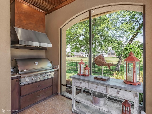 609 Enchanted Ln, Bossier City, LA 71111 - view of patio / terrace featuring grilling area