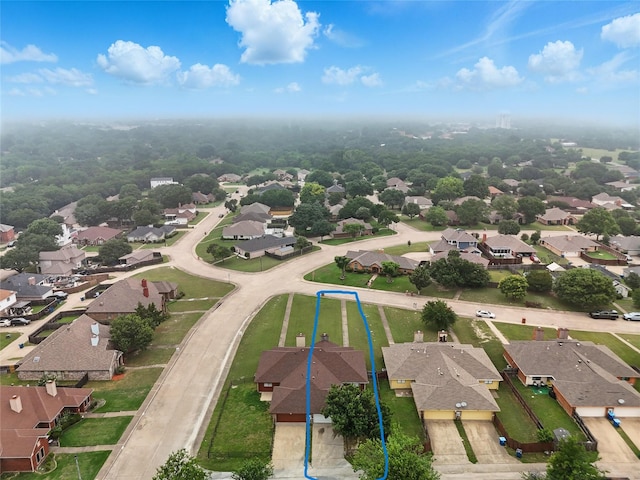 703 Inglewood Trl, Desoto, TX 75115 - aerial view of residential area featuring property boundaries highlighted