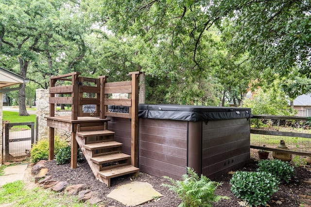 6501 Hillcrest Rd, Flower Mound, TX 75022 - view of wooden deck