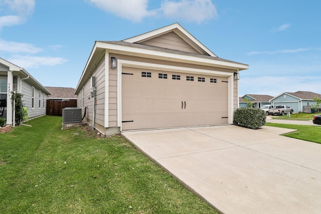 5431 Longshadow Dr, Princeton, TX 75407 - garage with central AC