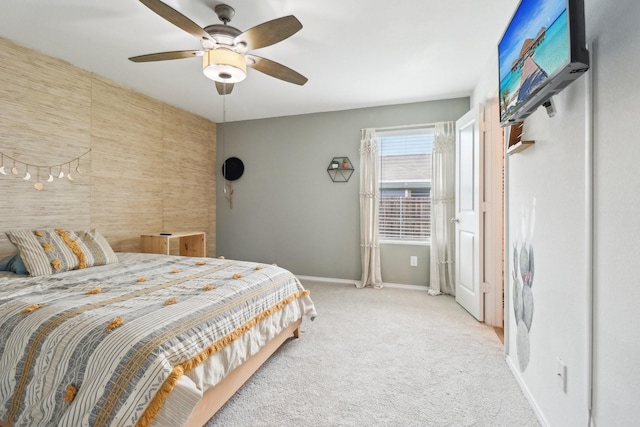 5431 Longshadow Dr, Princeton, TX 75407 - bedroom with light carpet, baseboards, and a ceiling fan