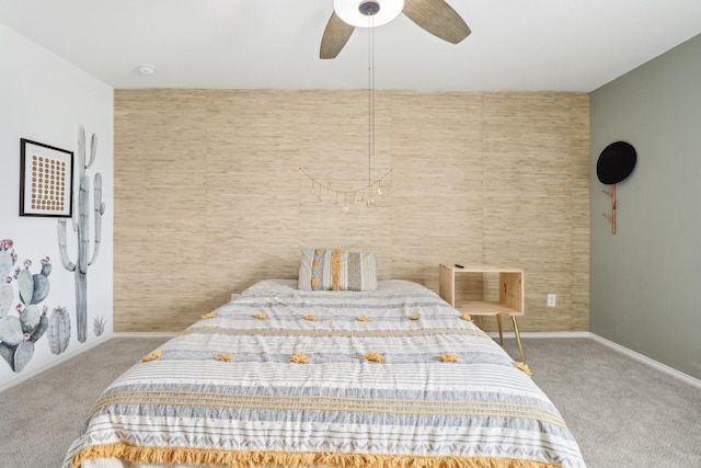 5431 Longshadow Dr, Princeton, TX 75407 - carpeted bedroom featuring baseboards and a ceiling fan